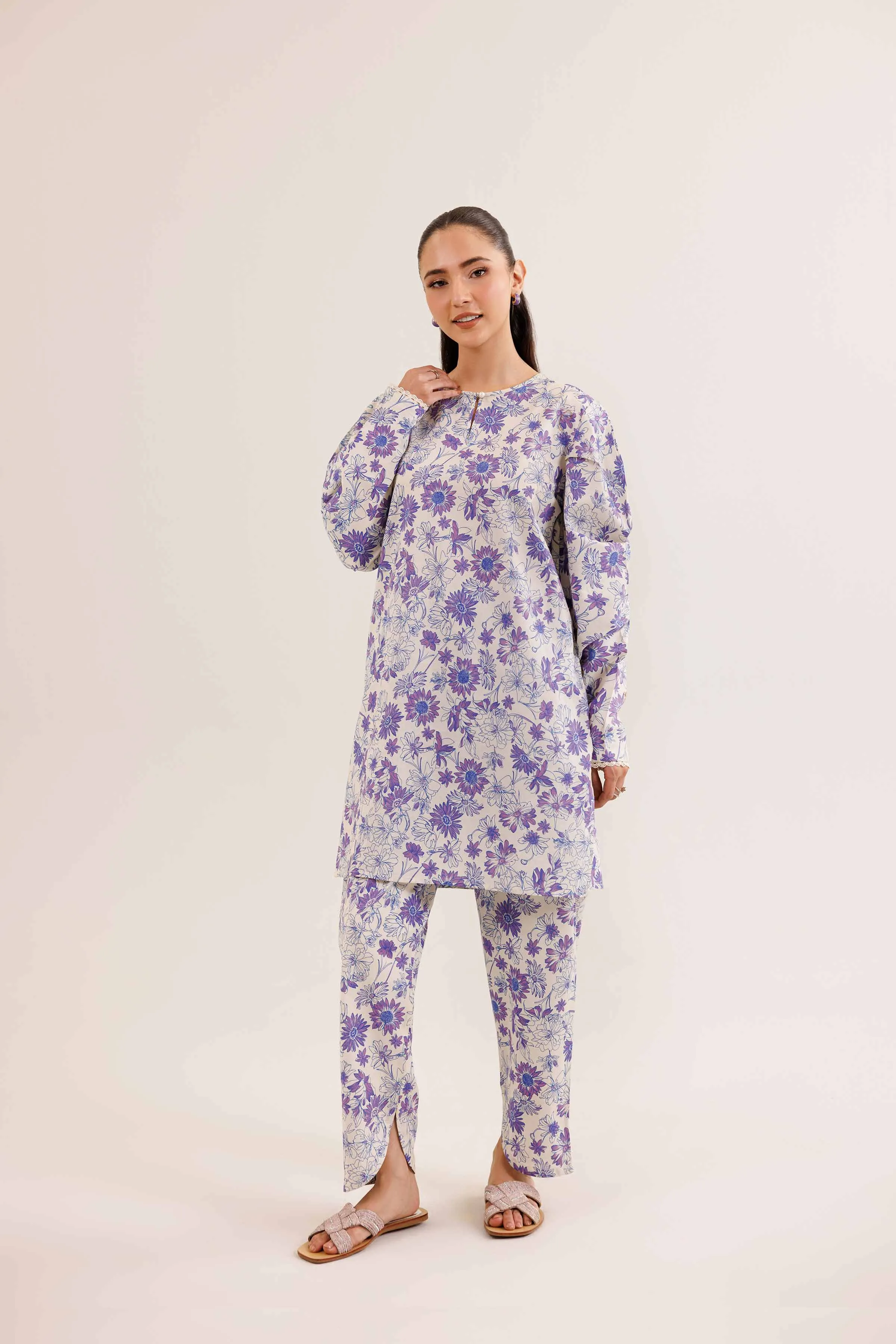 2 Piece - Printed Suit - PE25-310