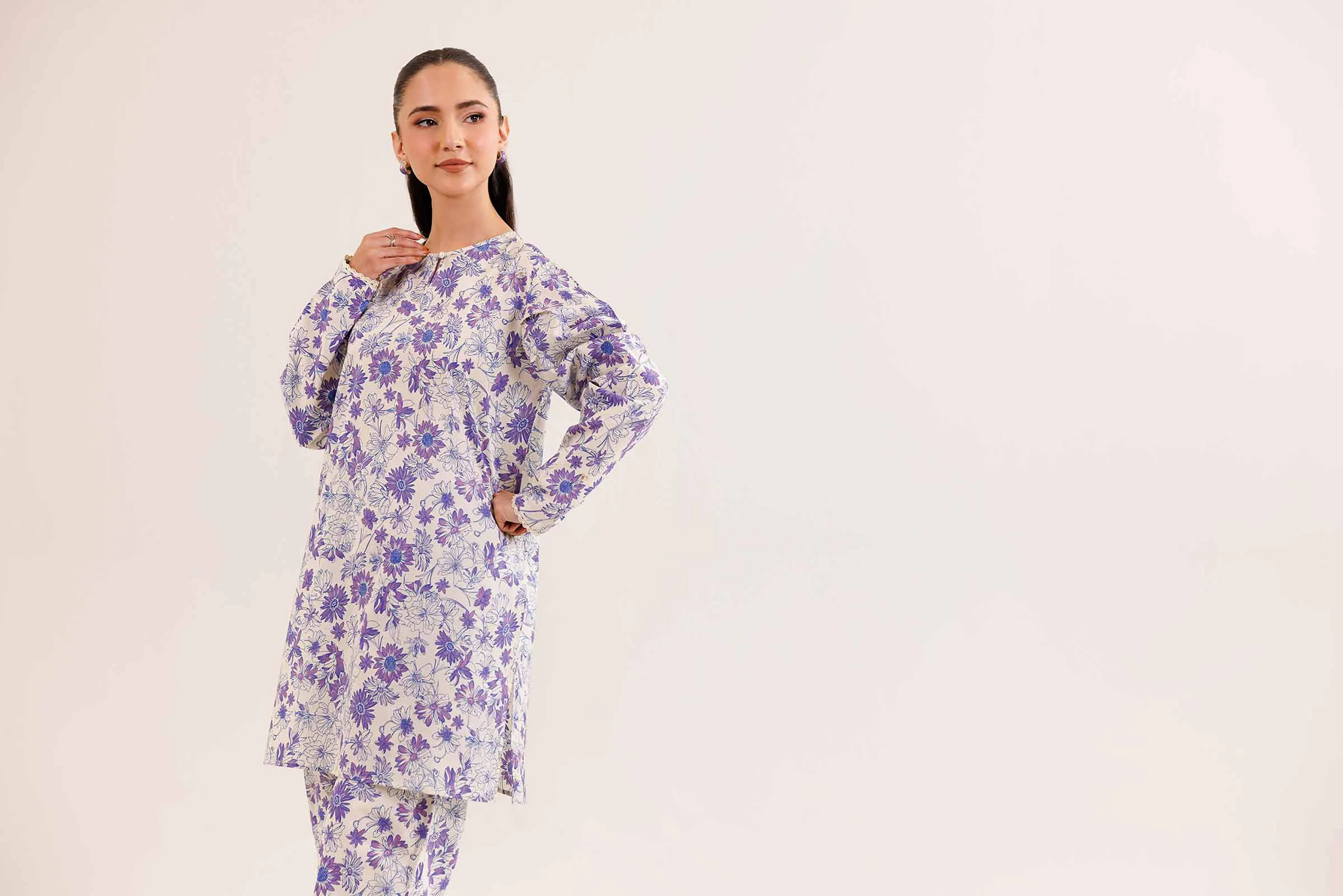2 Piece - Printed Suit - PE25-310