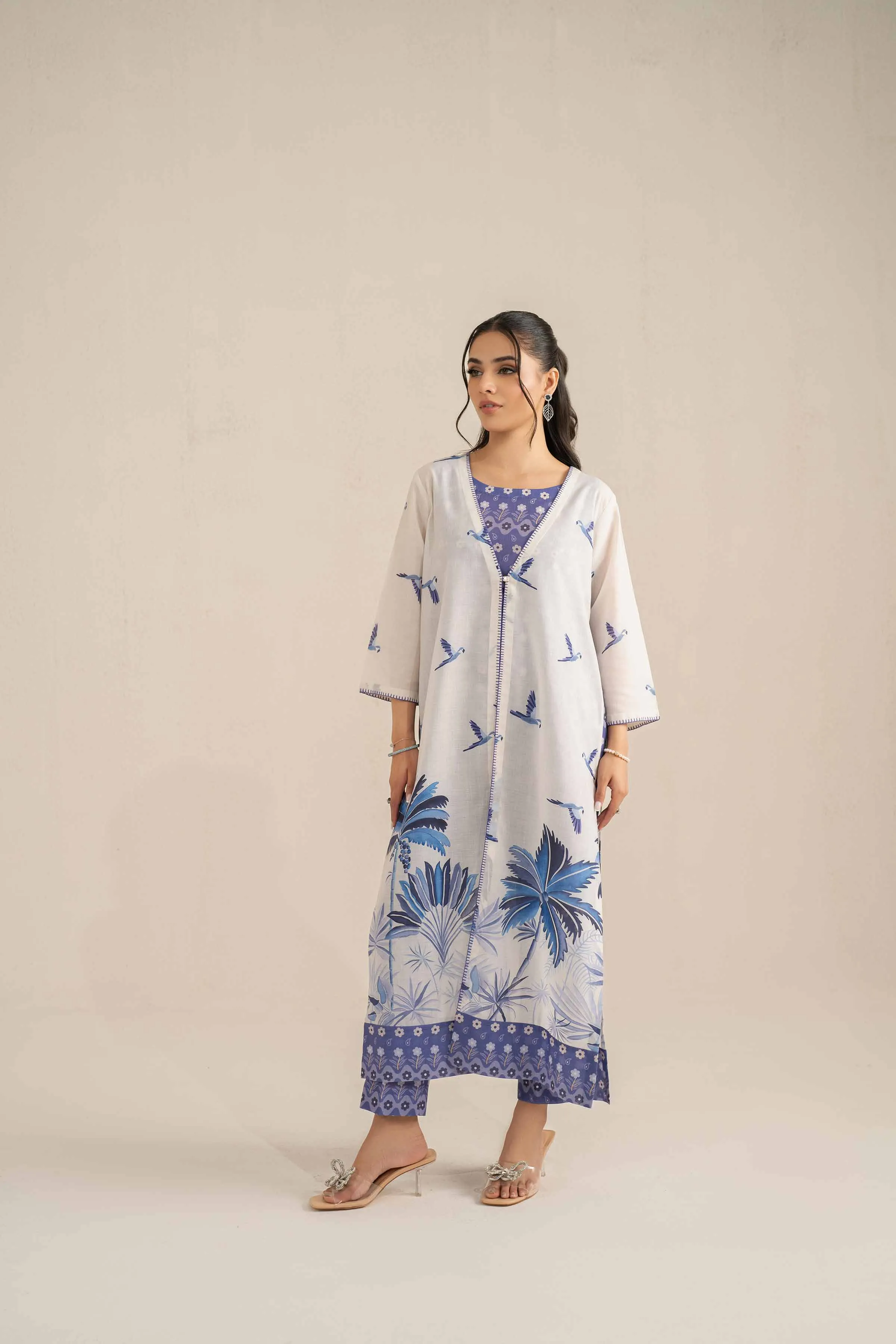 3 Piece - Printed Suit - KPS25-05