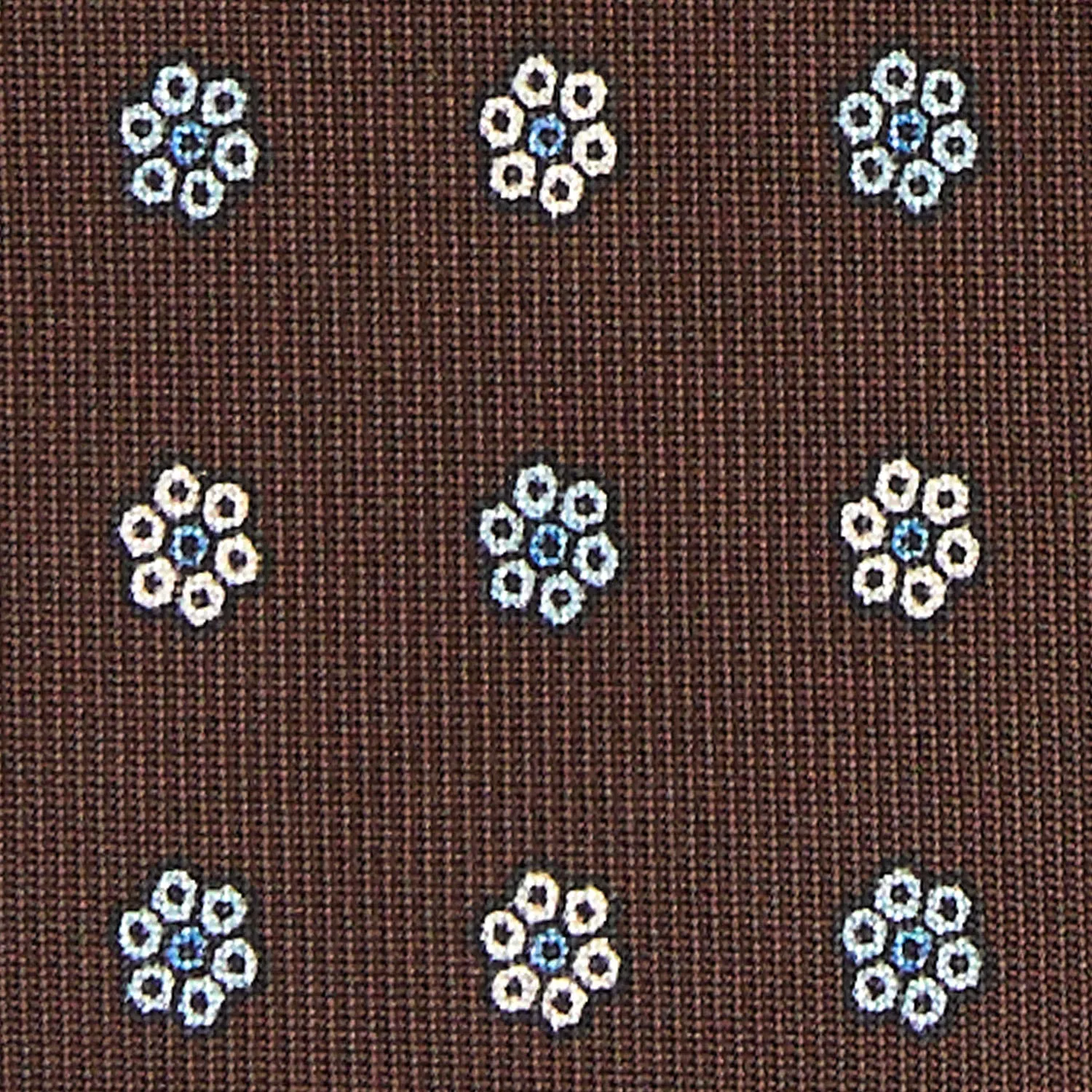DARK BROWN SARTORIAL 7 CM SILK TIE