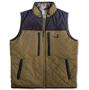 Dixie Decoy SOUTH CREEK 2.0 REVERSIBLE VEST - FROGSKIN CAMO