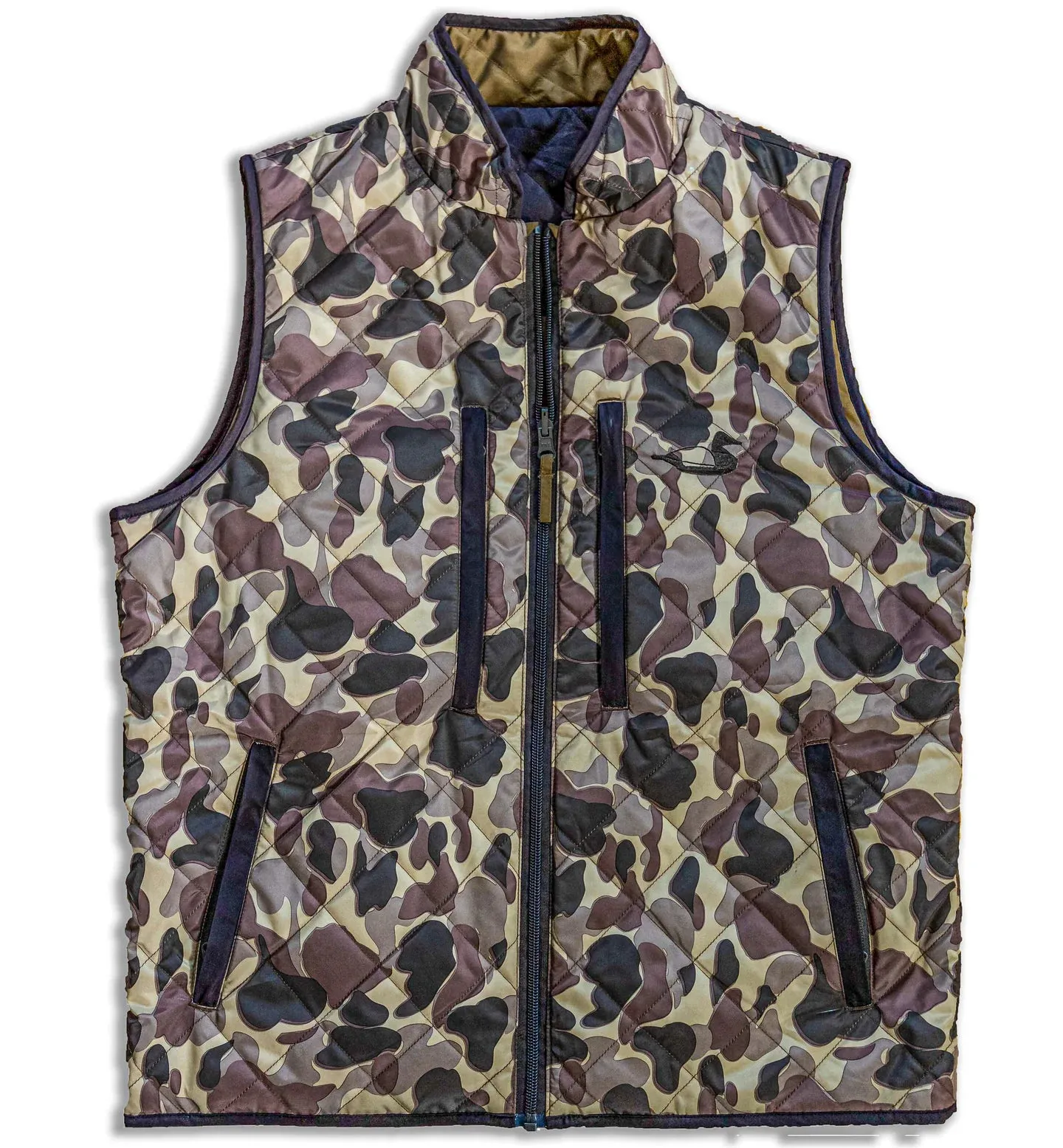Dixie Decoy SOUTH CREEK 2.0 REVERSIBLE VEST - FROGSKIN CAMO