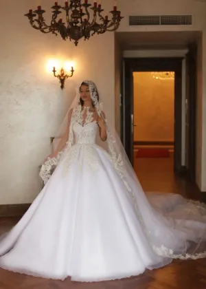 Fascinating White Wedding Dress