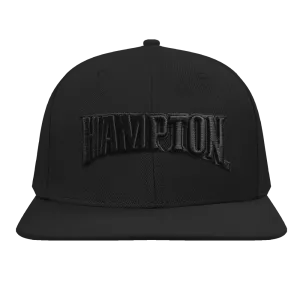 HAMPTON UNIVERSITY NEUTRAL WOOL SNAPBACK (BLACK)