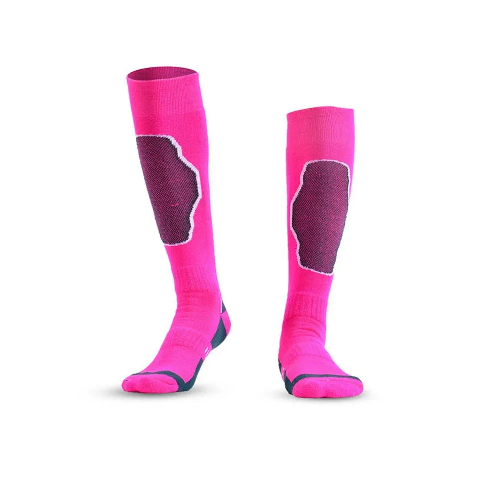 KoKossi Winter Thicken Long Tube Hiking Ski Mountaineering Socks Women Men Terry Thick Bottom Skin-friendly Non-slip Warm Socks