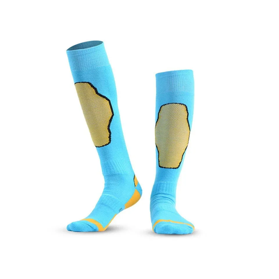 KoKossi Winter Thicken Long Tube Hiking Ski Mountaineering Socks Women Men Terry Thick Bottom Skin-friendly Non-slip Warm Socks
