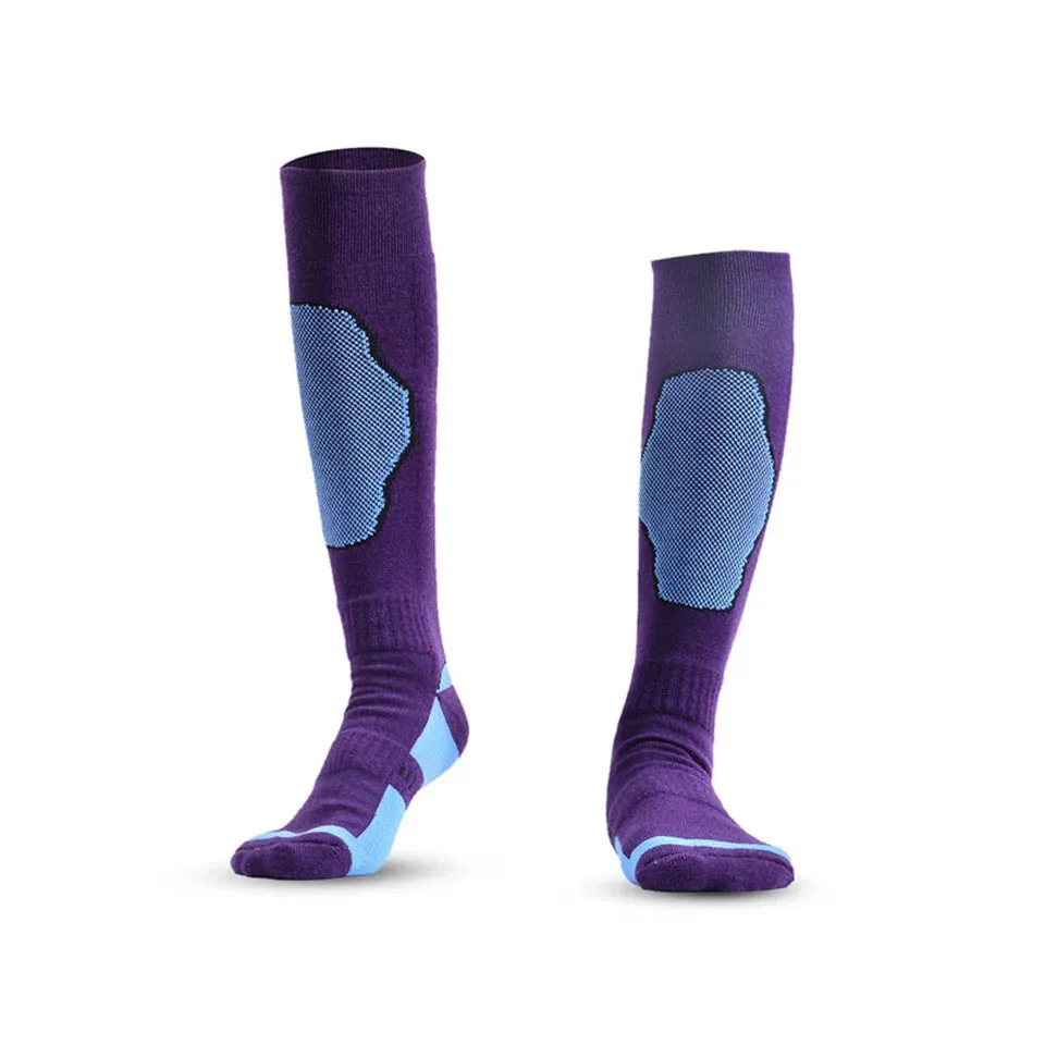 KoKossi Winter Thicken Long Tube Hiking Ski Mountaineering Socks Women Men Terry Thick Bottom Skin-friendly Non-slip Warm Socks