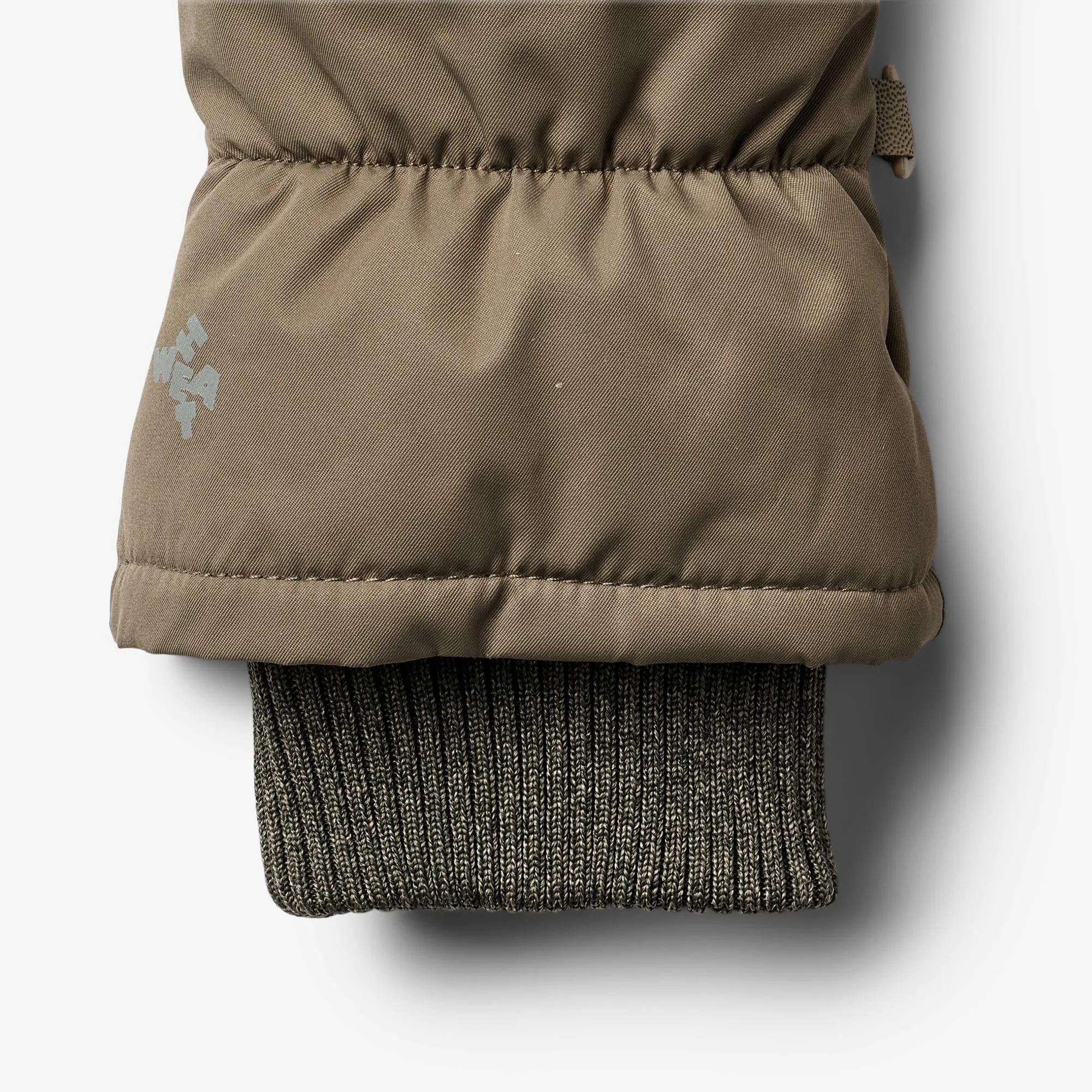 Puffer Mittens Jazz - dry wood