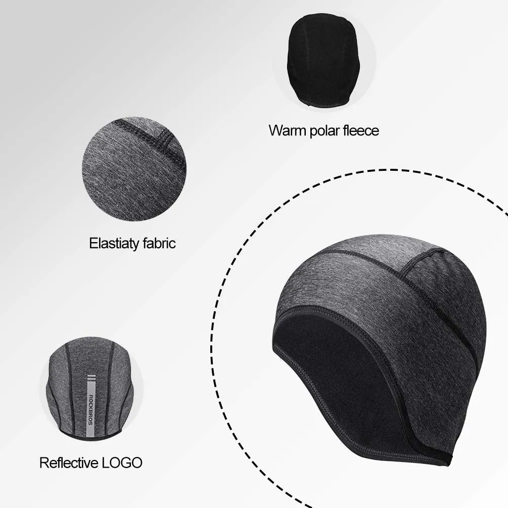 ROCKBROS Skull Cap Thermal Helmet Liner for Men Women Moisture Wicking Fits Under Helmets