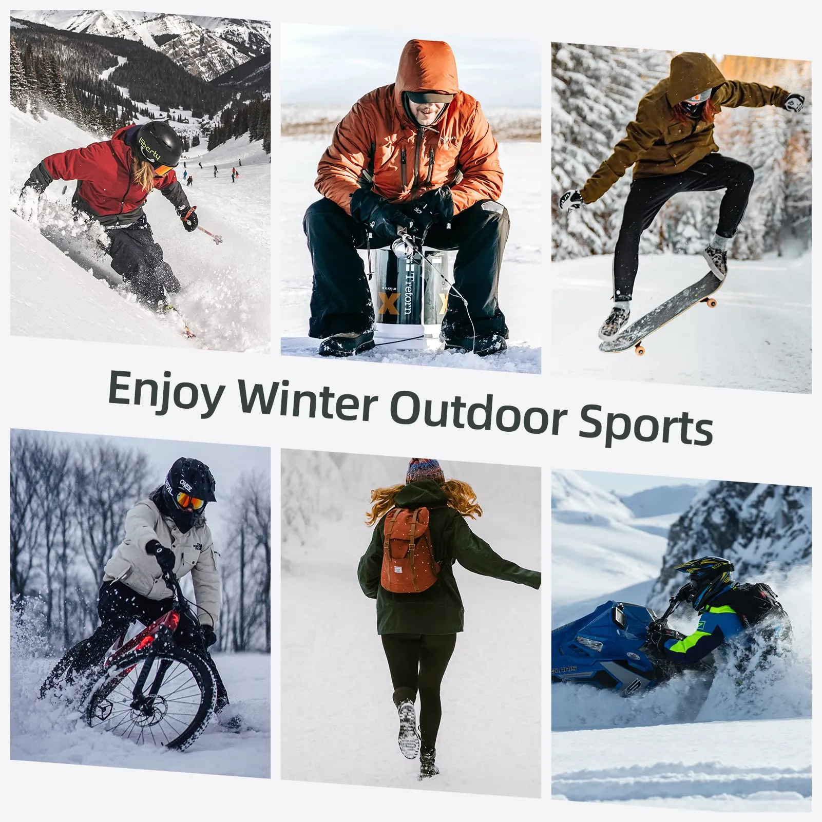 ROCKBROS Winter Sport Headband for Men Women Cycling Ear Warmers