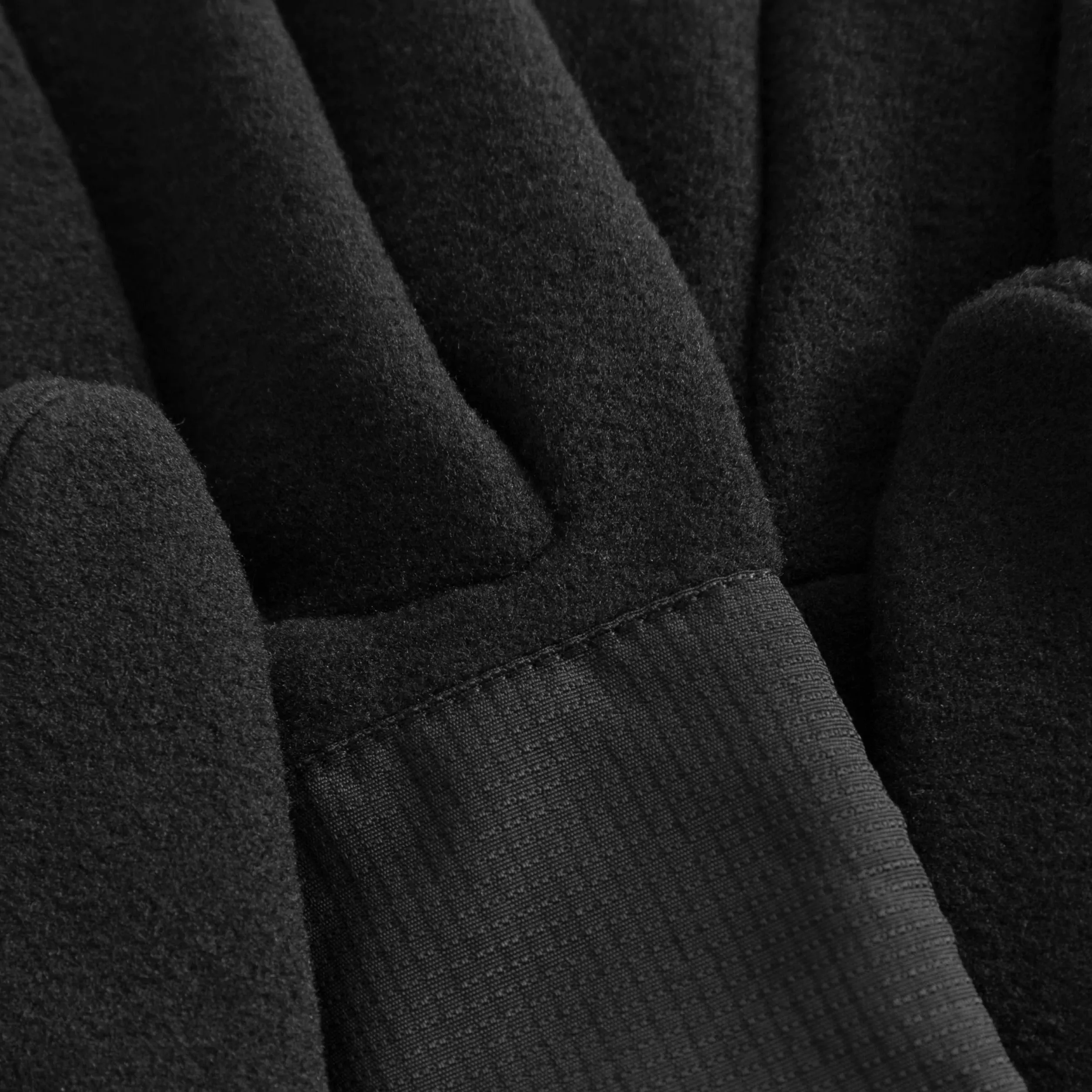 Snow Fleece Gloves (Black)