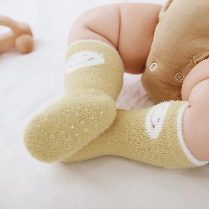 Soft Color Winter Baby Socks