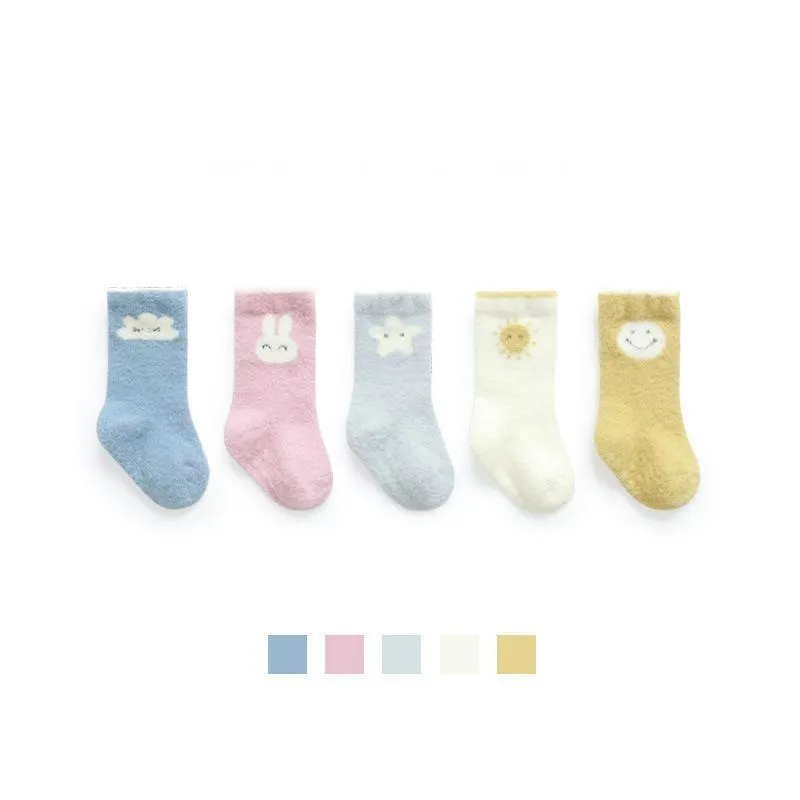Soft Color Winter Baby Socks