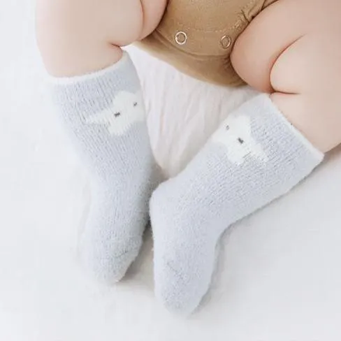 Soft Color Winter Baby Socks