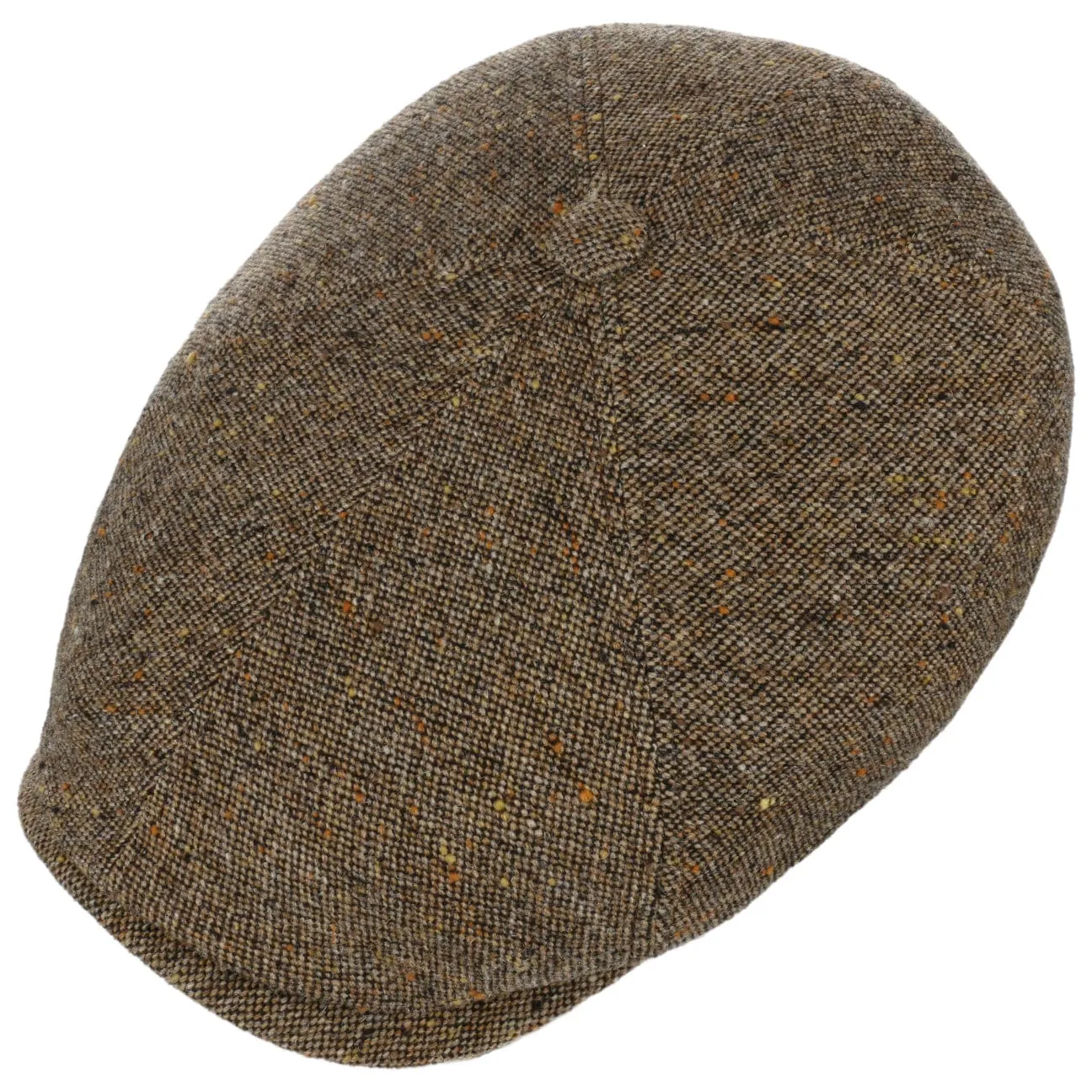 Standsfield 6 Panel Flat Cap by Stetson