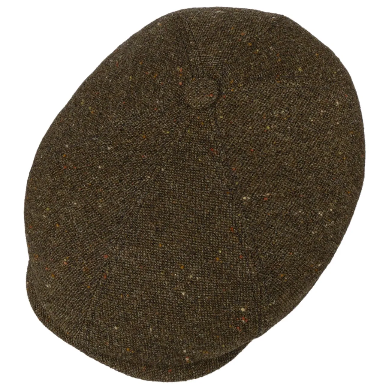 Standsfield 6 Panel Flat Cap by Stetson