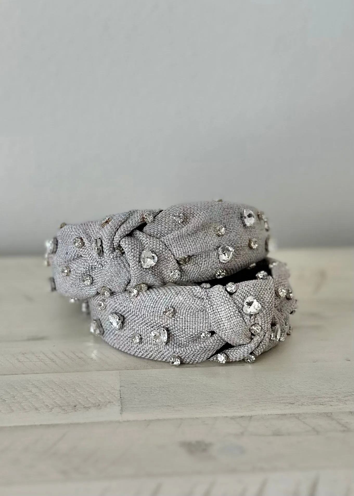 The Margo Studded Headband- Grey