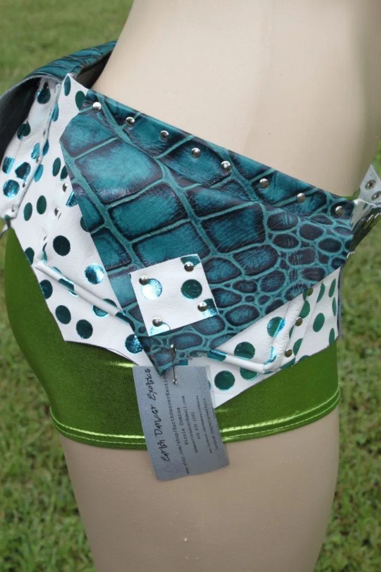 The POLKA, Leather Utility Belt, Fanny Pack, Pocket Belt, Festival Belt, Water Goddess Belt, Hippie Festival Belt, Burning Man Belt