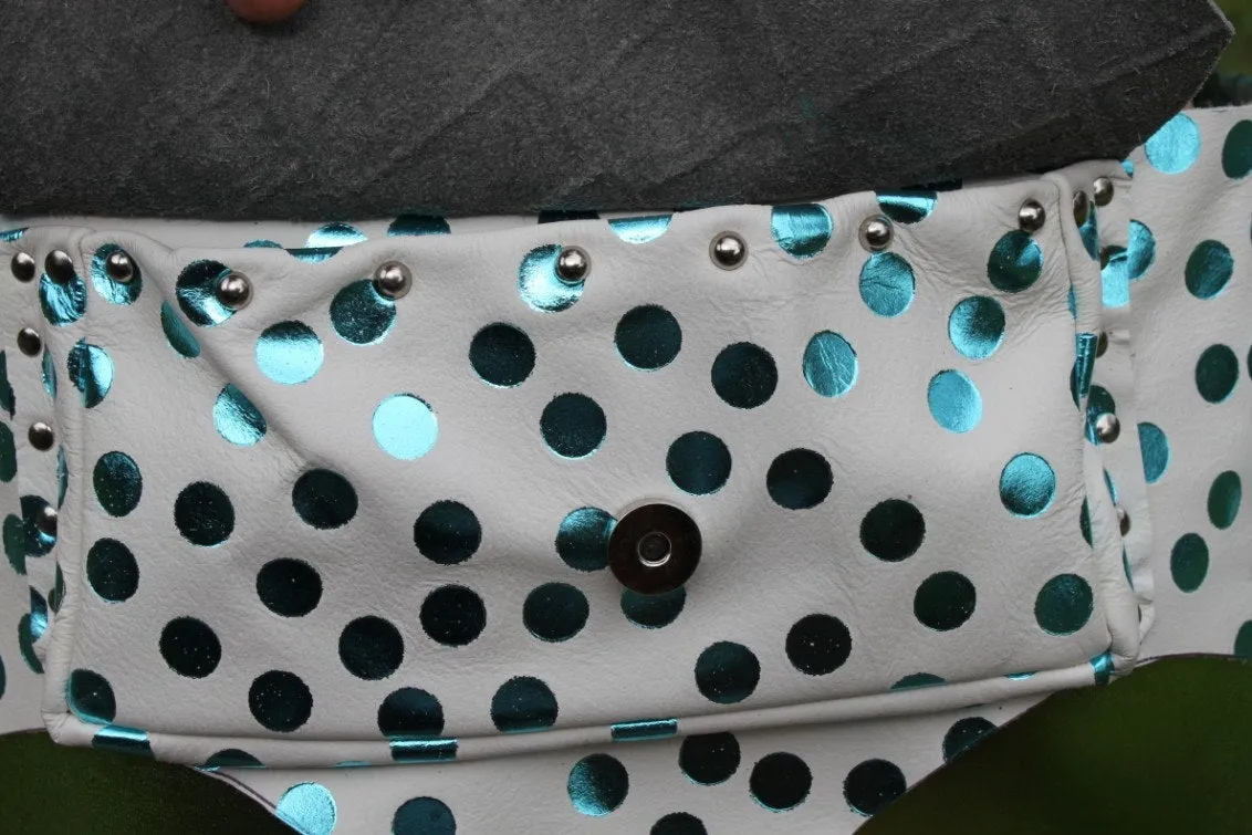 The POLKA, Leather Utility Belt, Fanny Pack, Pocket Belt, Festival Belt, Water Goddess Belt, Hippie Festival Belt, Burning Man Belt