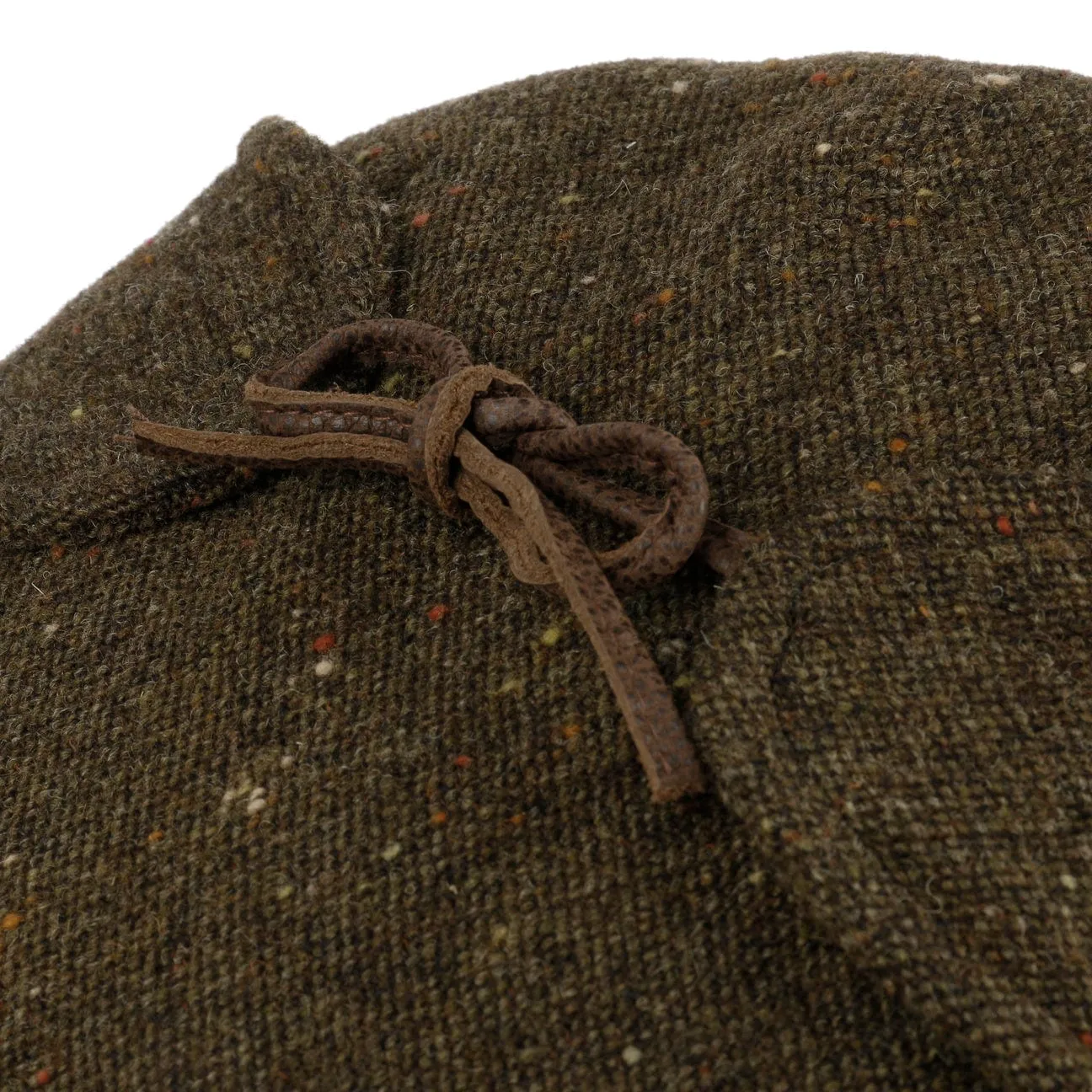 Virgin Wool Flat Cap with Ear Flaps by Stetson