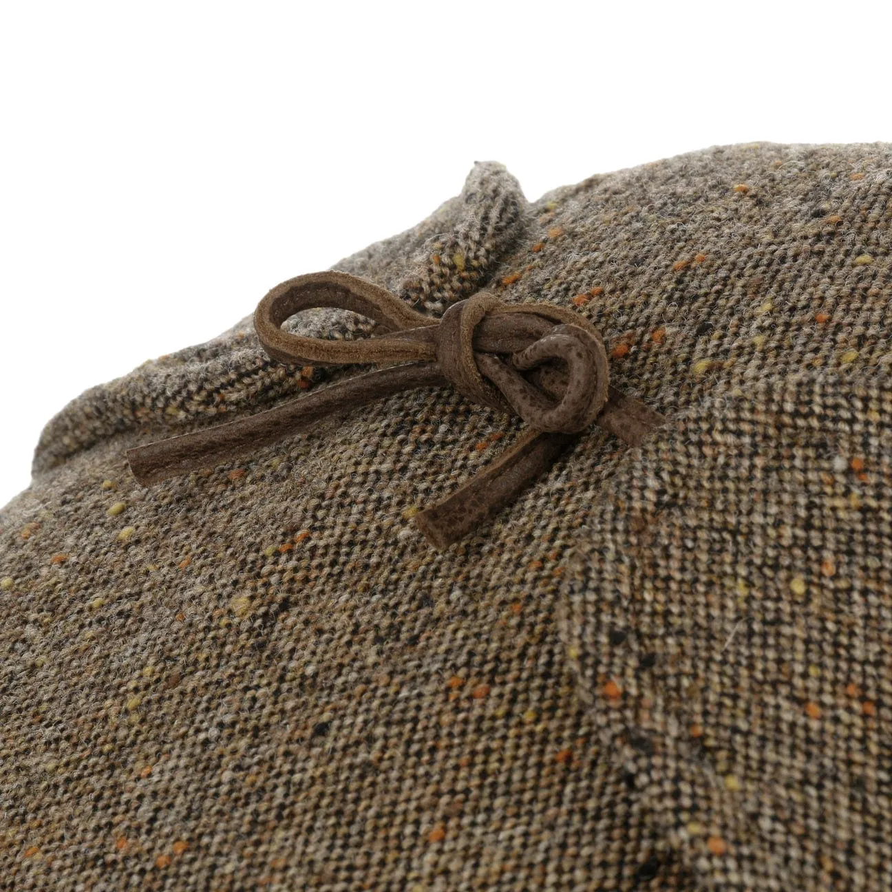 Virgin Wool Flat Cap with Ear Flaps by Stetson