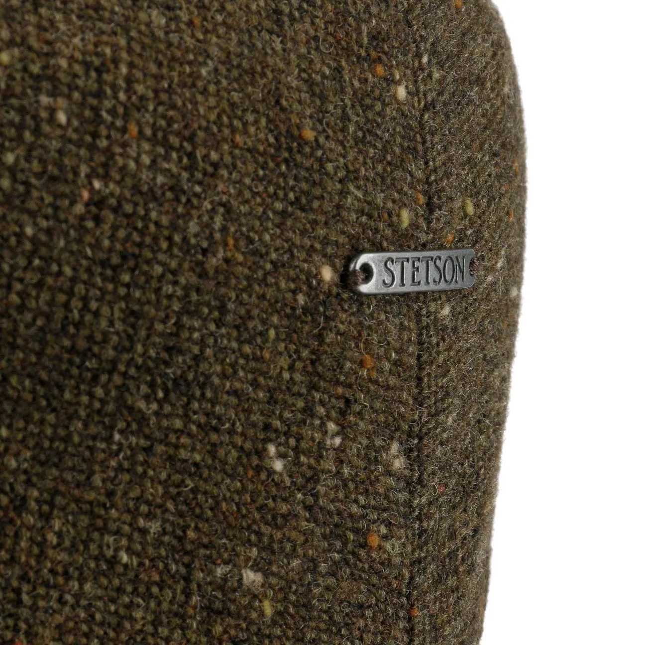 Virgin Wool Flat Cap with Ear Flaps by Stetson