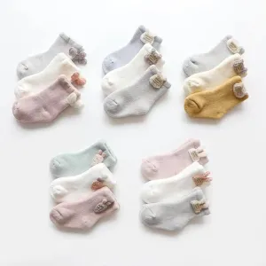 Vivi Winter Thick Baby Socks [Set of 3]