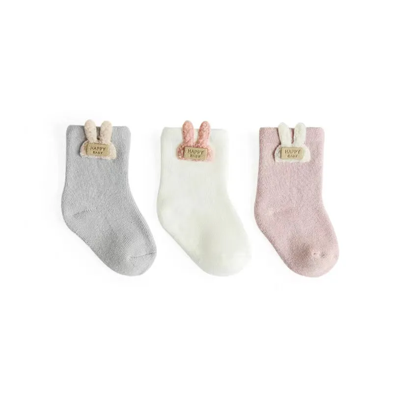Vivi Winter Thick Baby Socks [Set of 3]
