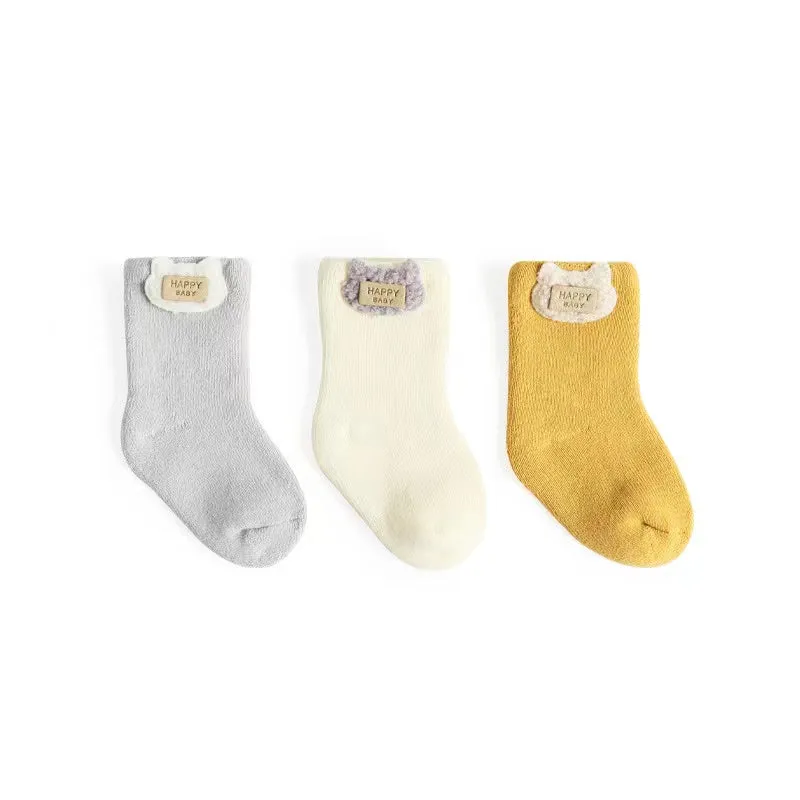 Vivi Winter Thick Baby Socks [Set of 3]