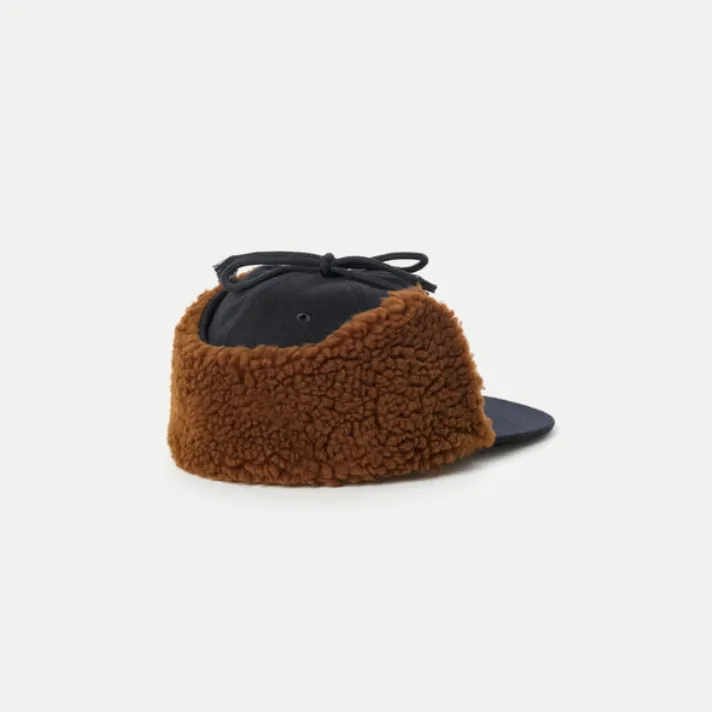 Winter Cap Ear Flap (Navy)